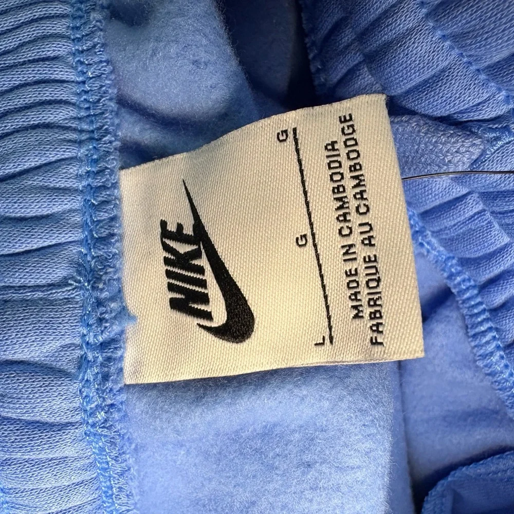 NWT Nike Kids Loose Fit Light Blue Sweatpants Jogget Pants‎ Fleece Warm Comfy